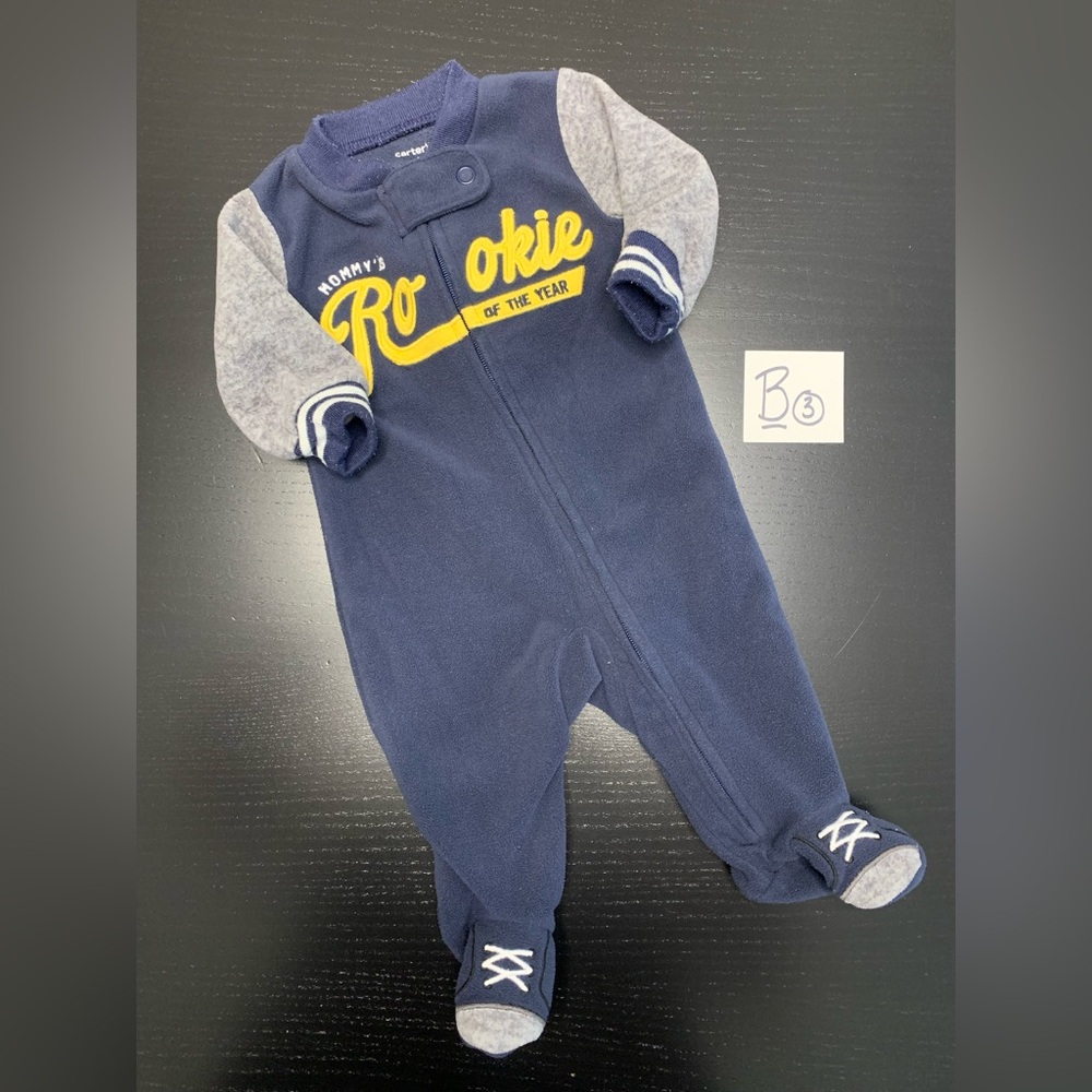 ⭐️2/$13.00⭐️ Carter’s NB Mommy’s Rookie Fleece Sleeper